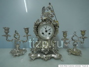 Антикварные бронзовые часы