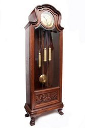 Старинные четвертные напольные часы Германия нач. ХХ века     