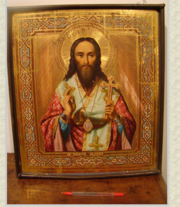 Икона «Святой Василий Великий»,  Санкт-Петербург XIX