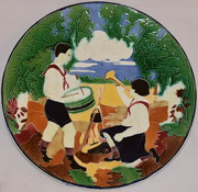 блюдо пионеры конаково 1930 годы
